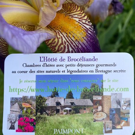 L'Hotie De Broceliande, Au Coeur Des Sites Naturels Et Legendaires Пампон Екстериор снимка
